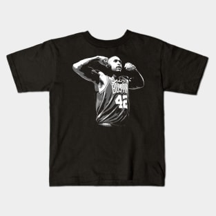 Al Horford vintage art Kids T-Shirt